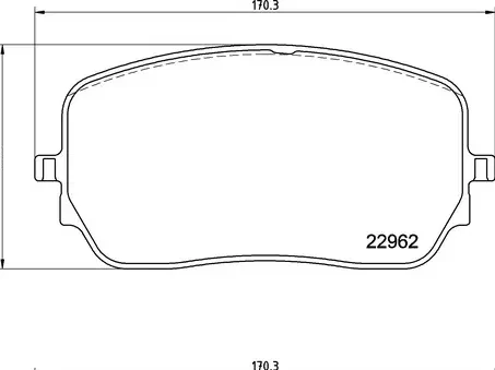 Pastilhas de Freio Brembo Cerâmica Mercedes - P50166N