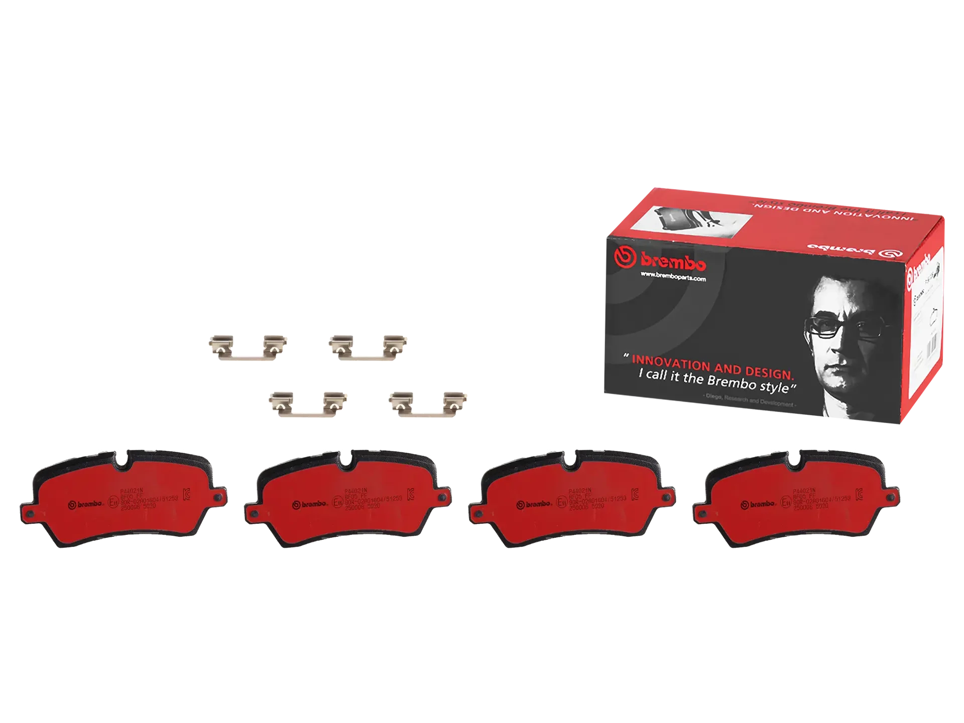 Pastilhas de Freio Traseiras Cerâmica Brembo - P44021N