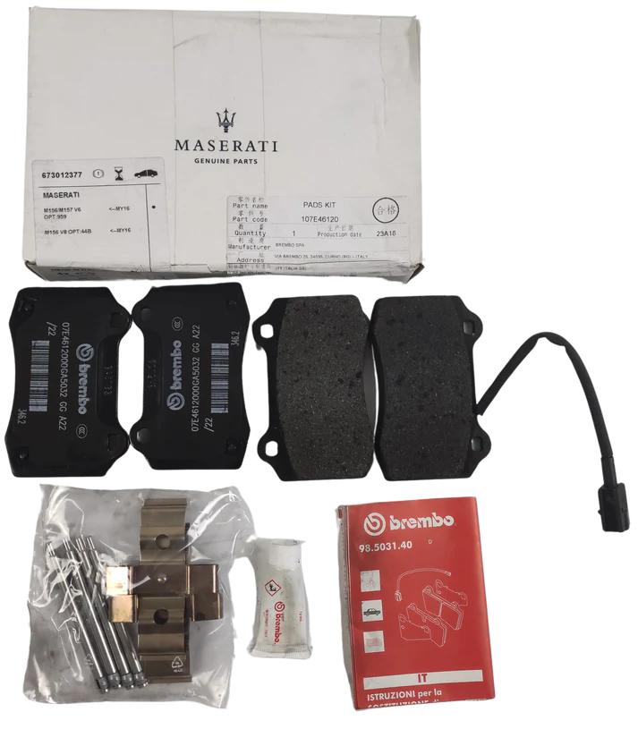 KIT Pastilha de Freio Dianteiro e Traseiro Maserati Ghibli - ORIGINAL - Imagem 4