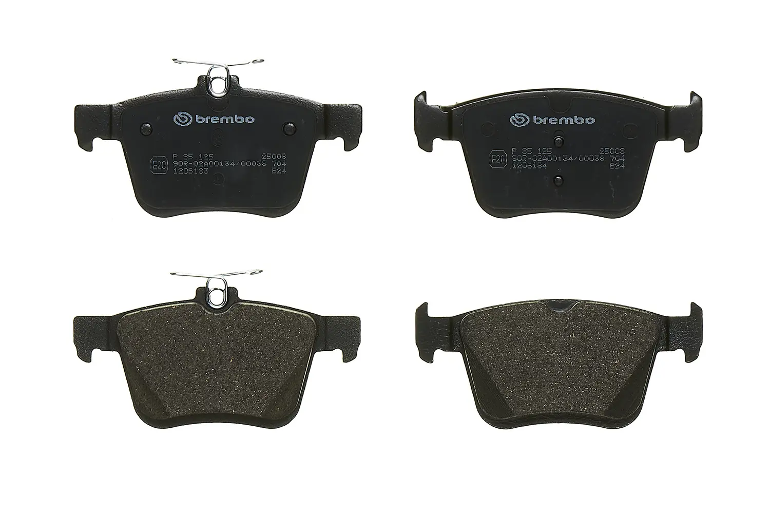 Pastilhas de Freio Traseira Brembo A3/TT Golf/Jetta - P85125 - Imagem 2