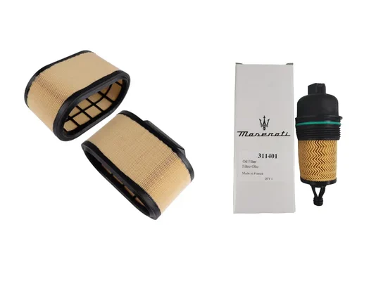 KIT Filtro de Ar e Óleo Maserati Quattroporte - 670001545 - 311401 - Original