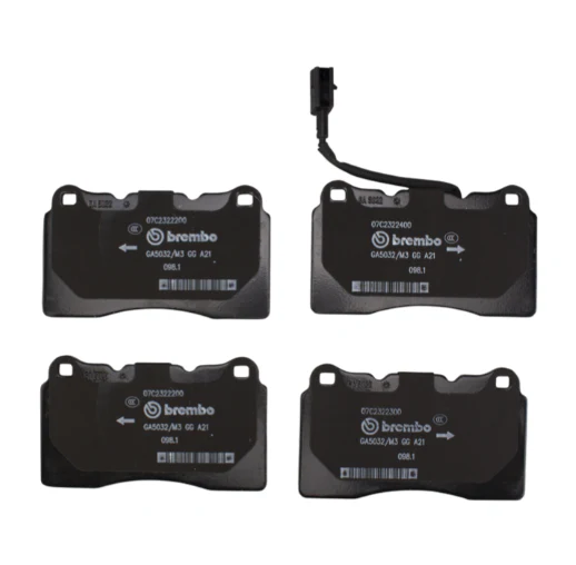 Kit Pastilha de Freio Dianteira Original - 673012431 - MASERATI - Imagem 3