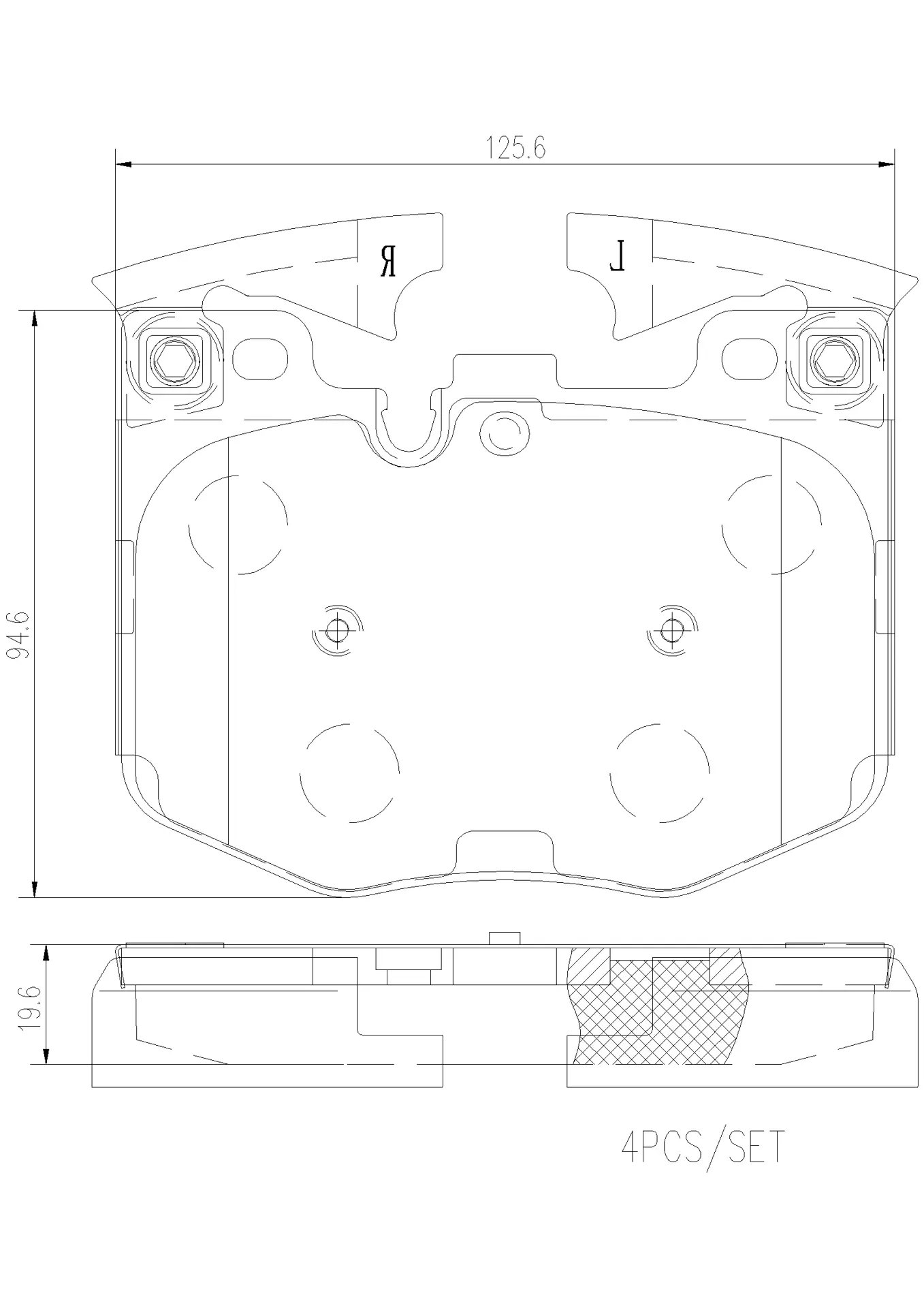 Pastilhas de Freio Dianteira Brembo Cerâmica BMW 330i 320i Série 5/6/7 - P06099N - Imagem 2