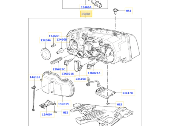 Farol Land Rover Freelander 2 - LR038201 - ORIGINAL