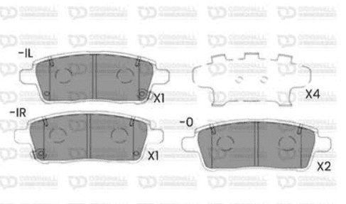 Pastilha Freio Traseira Cerâmica Tiggo 7 Pro 1.6 Hybrid 1.5 - OCTA0721 - Imagem 4