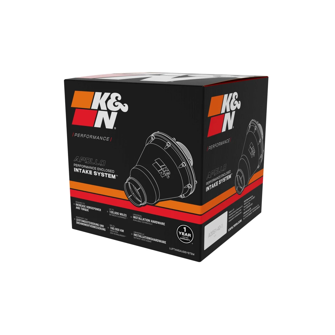 Kit Intake Universal K&N - RC-5052AB - (Apollo CIS) - Imagem 2